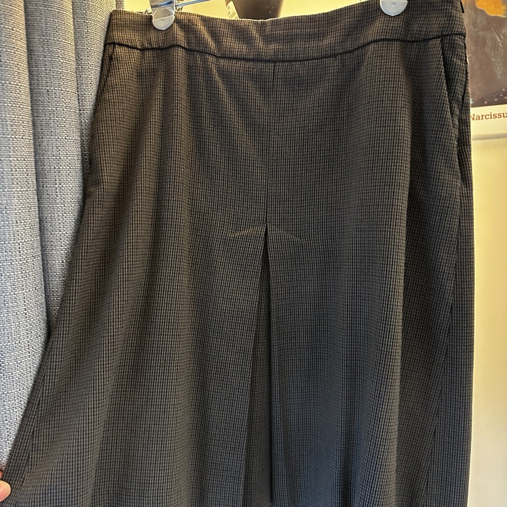 Zara Brown Plaid Skirt
